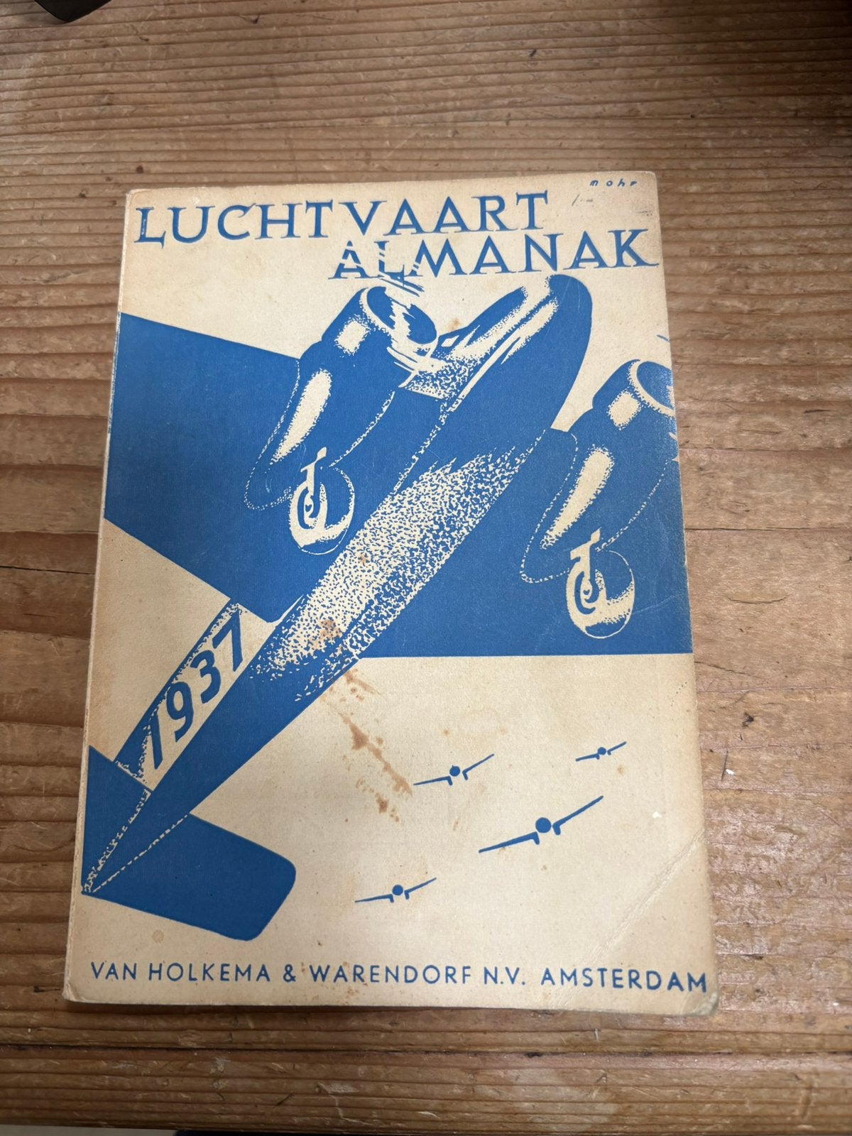 Luchtvaart almanak 1937, Verzamelen, Ophalen of Verzenden, Gebruikt, Boek of Tijdschrift
