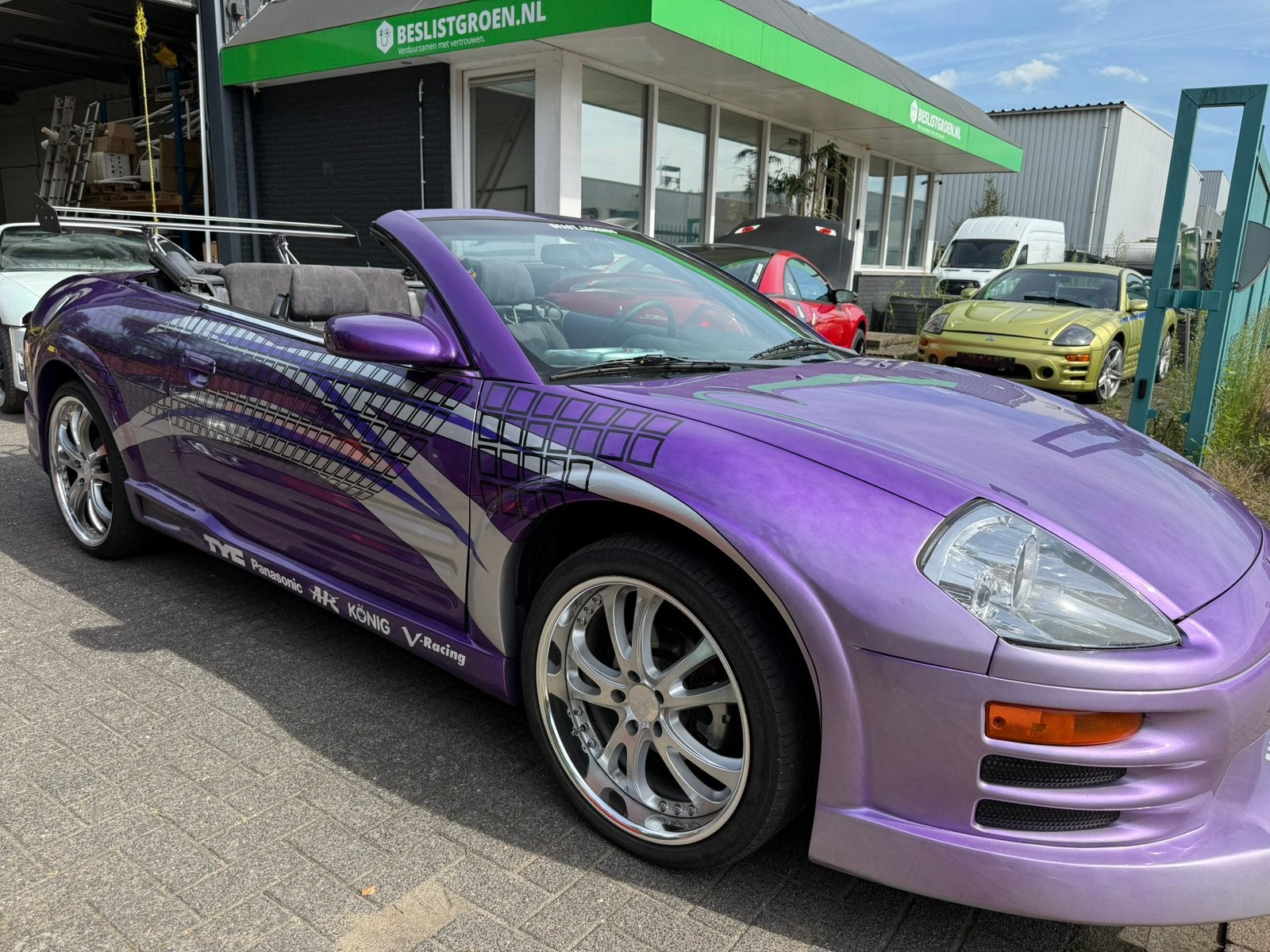 Mitsubishi Eclipse 2.4 Spyder 2 fast 2 furious tribute, Stof, Cabriolet, 4 stoelen, 272 pk