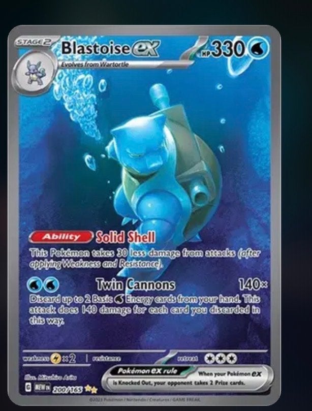 Zeldzame Pokémon kaarten: Blastoise, Gengar, Magikarp, Mewtw, Hobby en Vrije tijd, Ophalen of Verzenden, Zo goed als nieuw, Meerdere kaarten