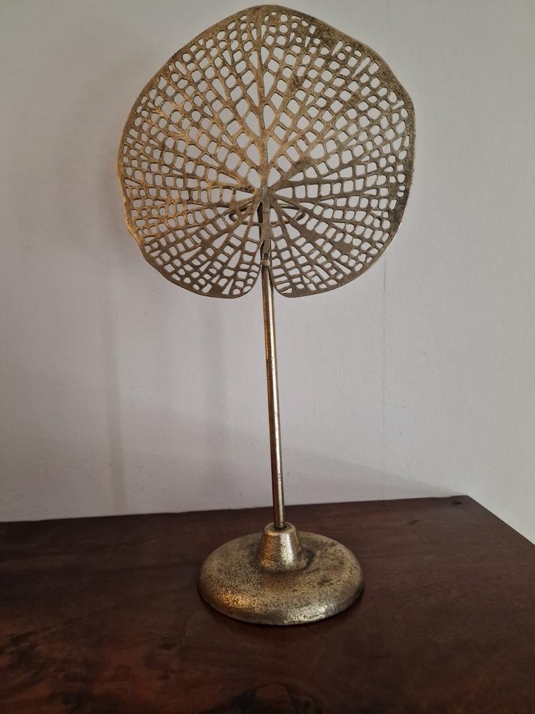 Kandelaar/ waxinelichtjes boom + decoratie  schaal, Huis en Inrichting, Ophalen of Verzenden, Zo goed als nieuw, Overige materialen