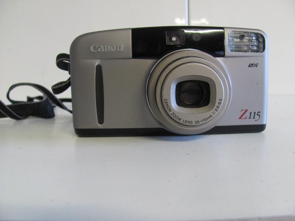 Canon Z115 met canon zoom lens 38-115mm analoge camera 35mm, Audio, Tv en Foto, Fotocamera's Analoog, Ophalen of Verzenden, Zo goed als nieuw