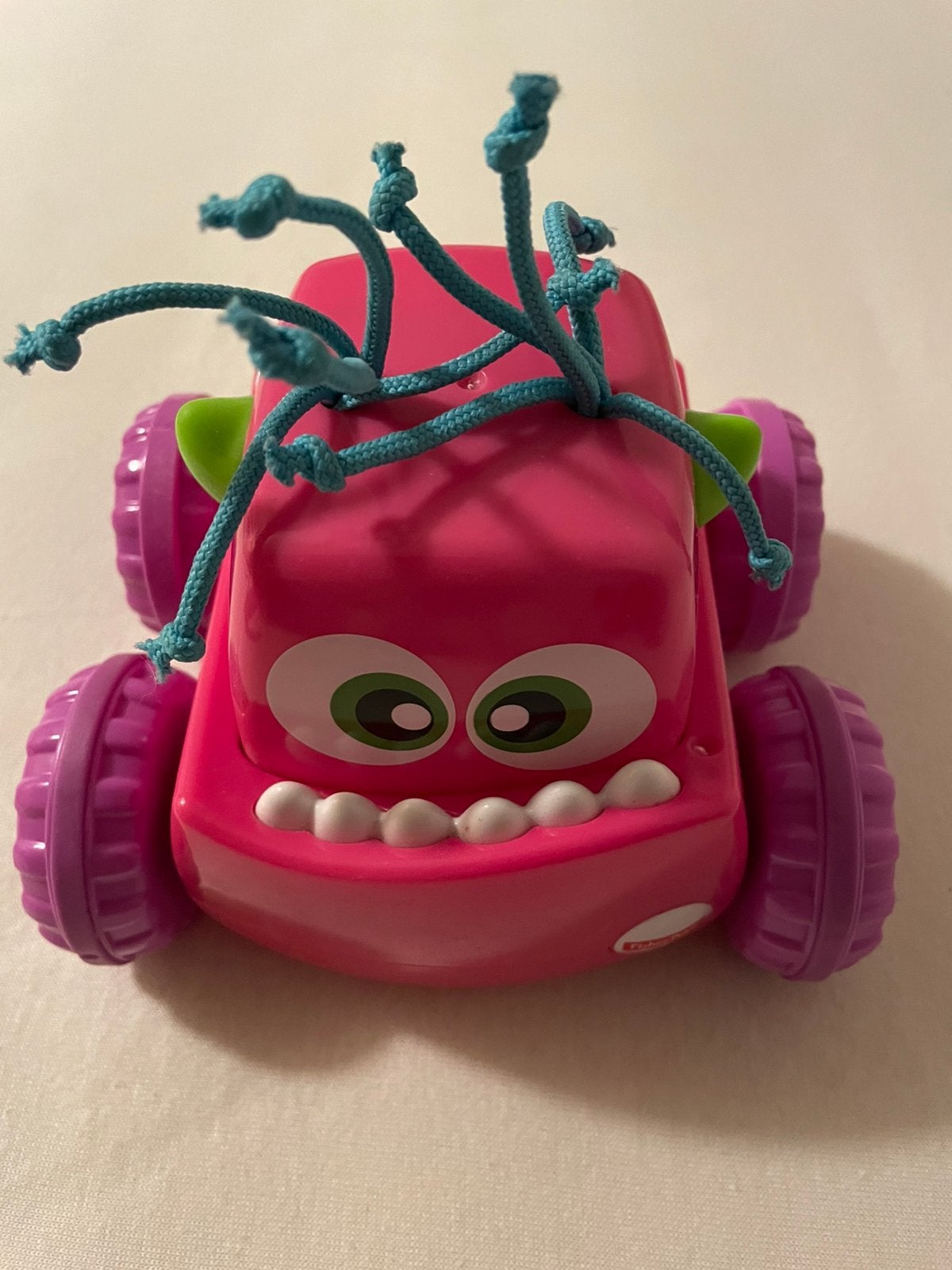 Tk rij-en duw monstertruck van Fisher Price, v.a. 9 maanden, Kinderen en Baby's, Ophalen of Verzenden, Zo goed als nieuw, Auto of Voertuig