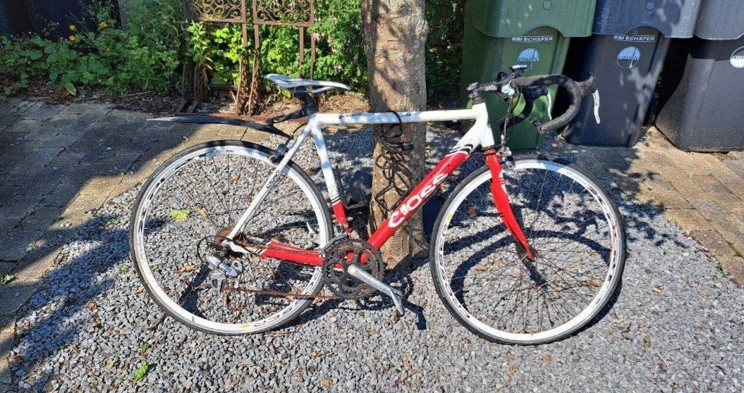 Cross racefiets opknapper - Ideaal project, 28 inch, Gebruikt, Velgrem, Aluminium