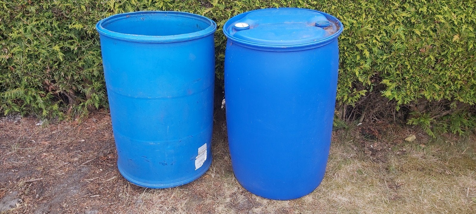 Wateropvang tonnen voor tuin en dieren, Tuin en Terras, 150 liter of meer, Ophalen, Gebruikt, Kunststof