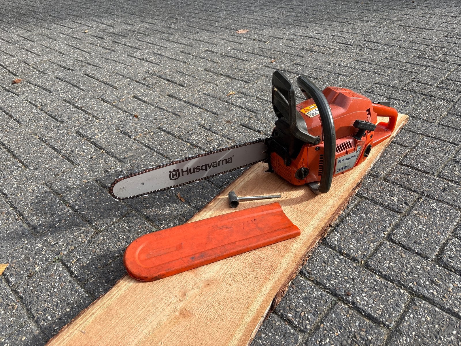 Husqvarna 359 G Kettingzaag Betrouwbaar, Ophalen, Gebruikt