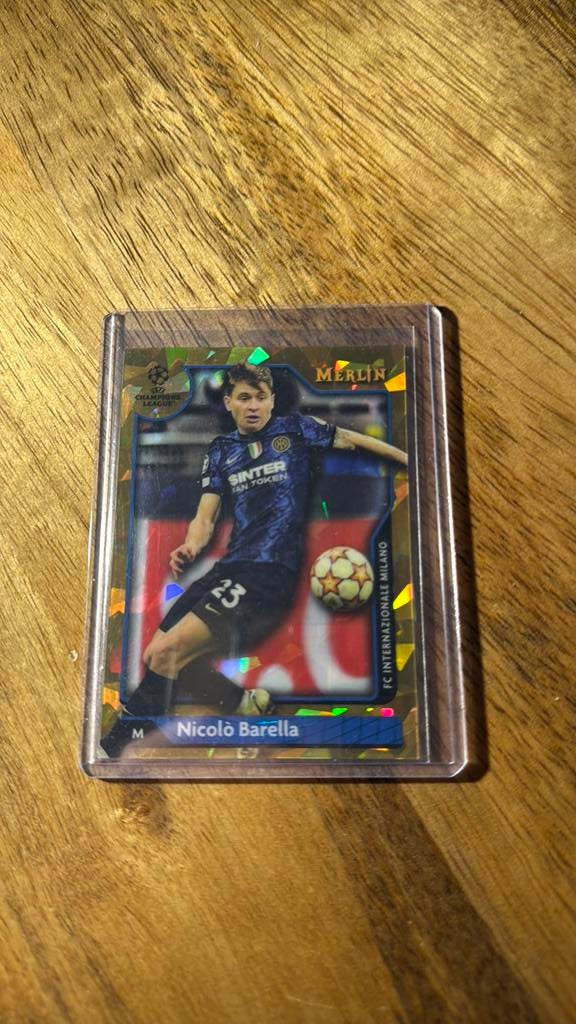 Barella /50 Topps Merlin, Ophalen of Verzenden, Zo goed als nieuw, Plaatje