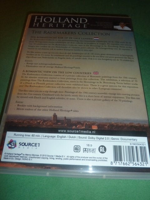 Holland heritage : The Rademakers Collection Kunst Dvd, Verzenden, Alle leeftijden, Zo goed als nieuw, Inclusief boekje
