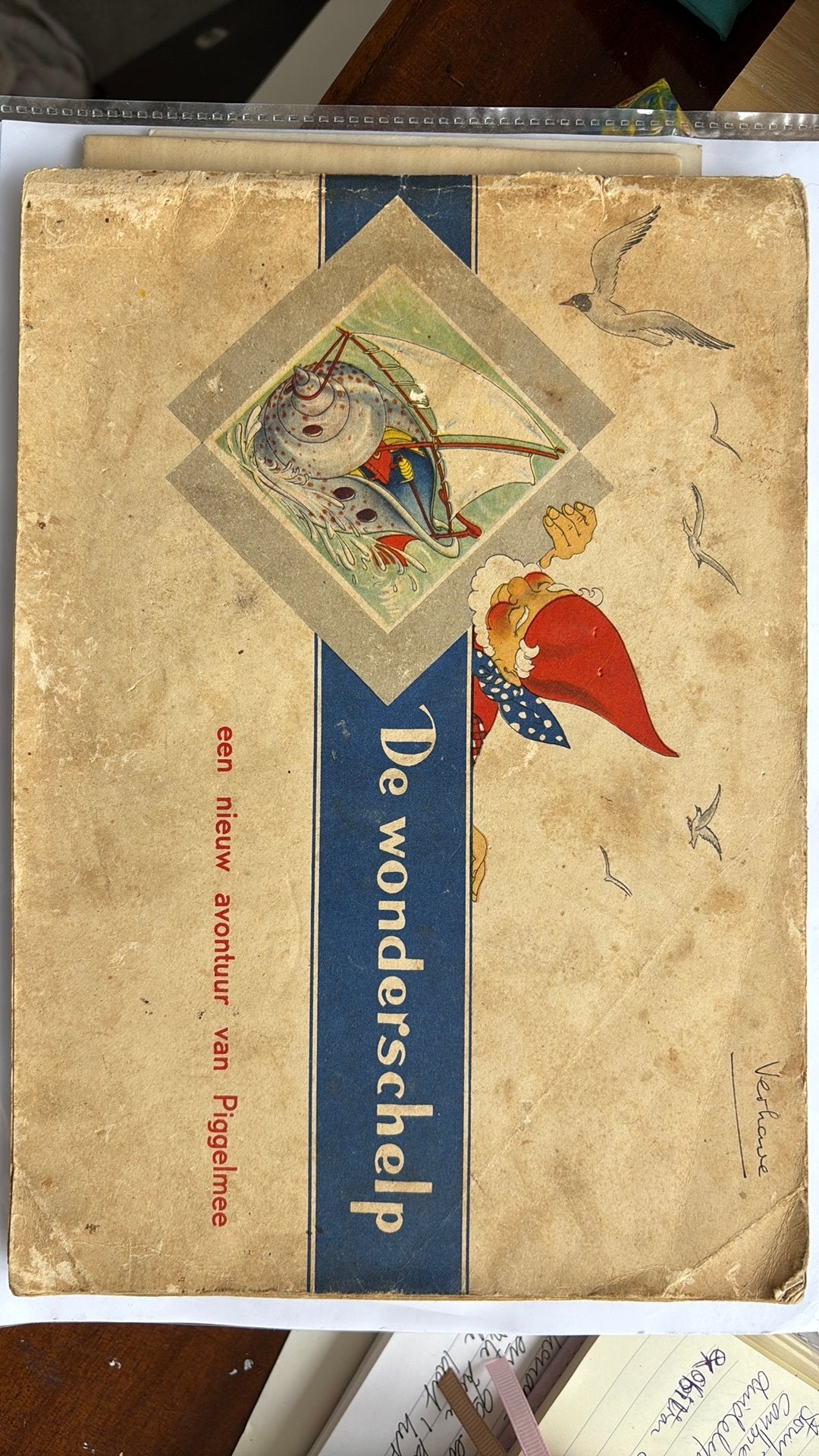 oude Piggelmee-prentenboekje De Wonderschelp, Ophalen of Verzenden, Gelezen, Plaatjesalbum