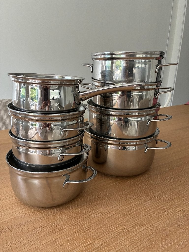 kookpannen, Huis en Inrichting, Keuken | Potten en Pannen, Ophalen, Met handvatten, BK, Pannenset