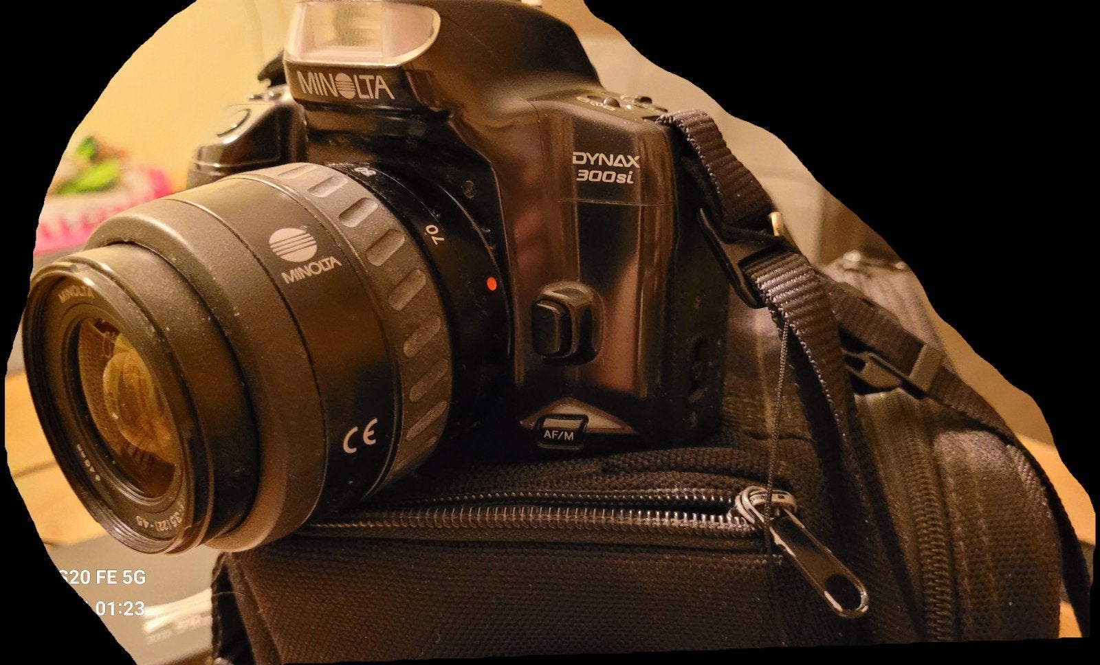 Minolta Dynax 300si Spiegelreflexcamera met lens, Audio, Tv en Foto, Fotocamera's Analoog, Gebruikt, Spiegelreflex, Minolta, Ophalen