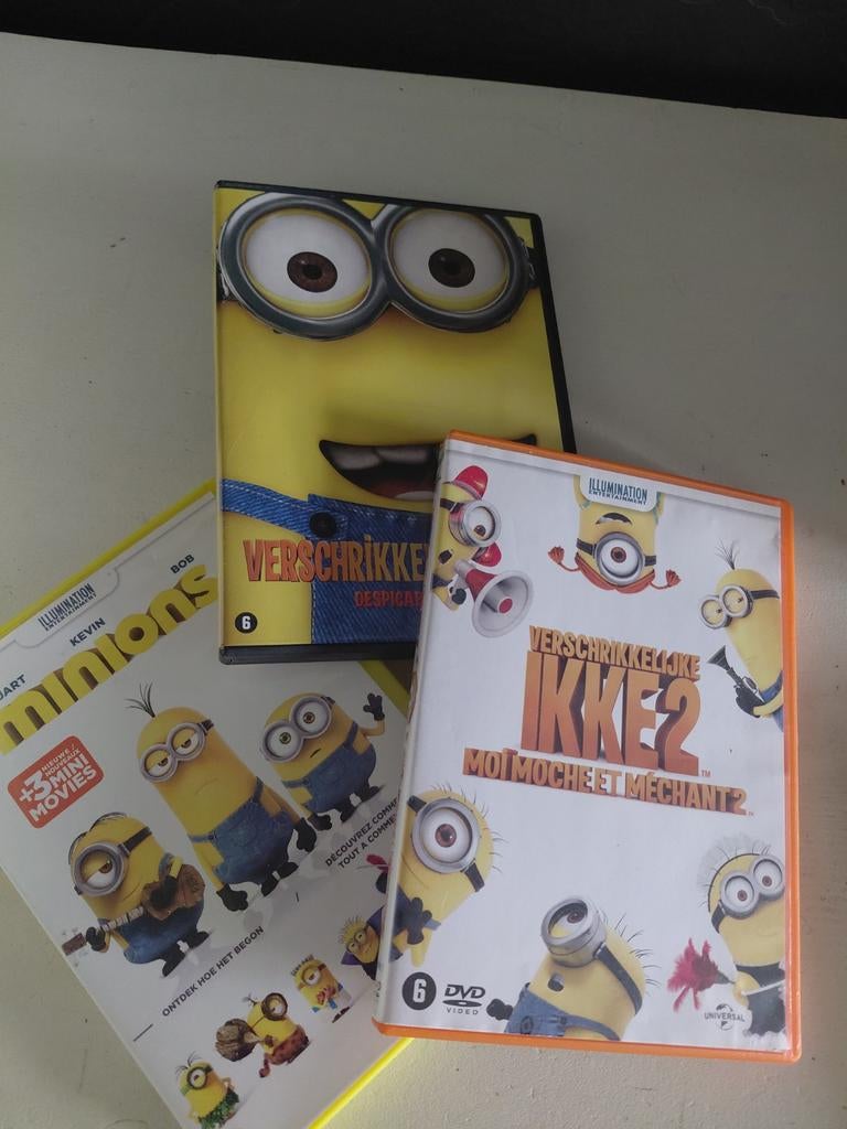 Dvd's verschikkelijke ikke en Minions, Alle leeftijden, Ophalen of Verzenden, Zo goed als nieuw, Amerikaans