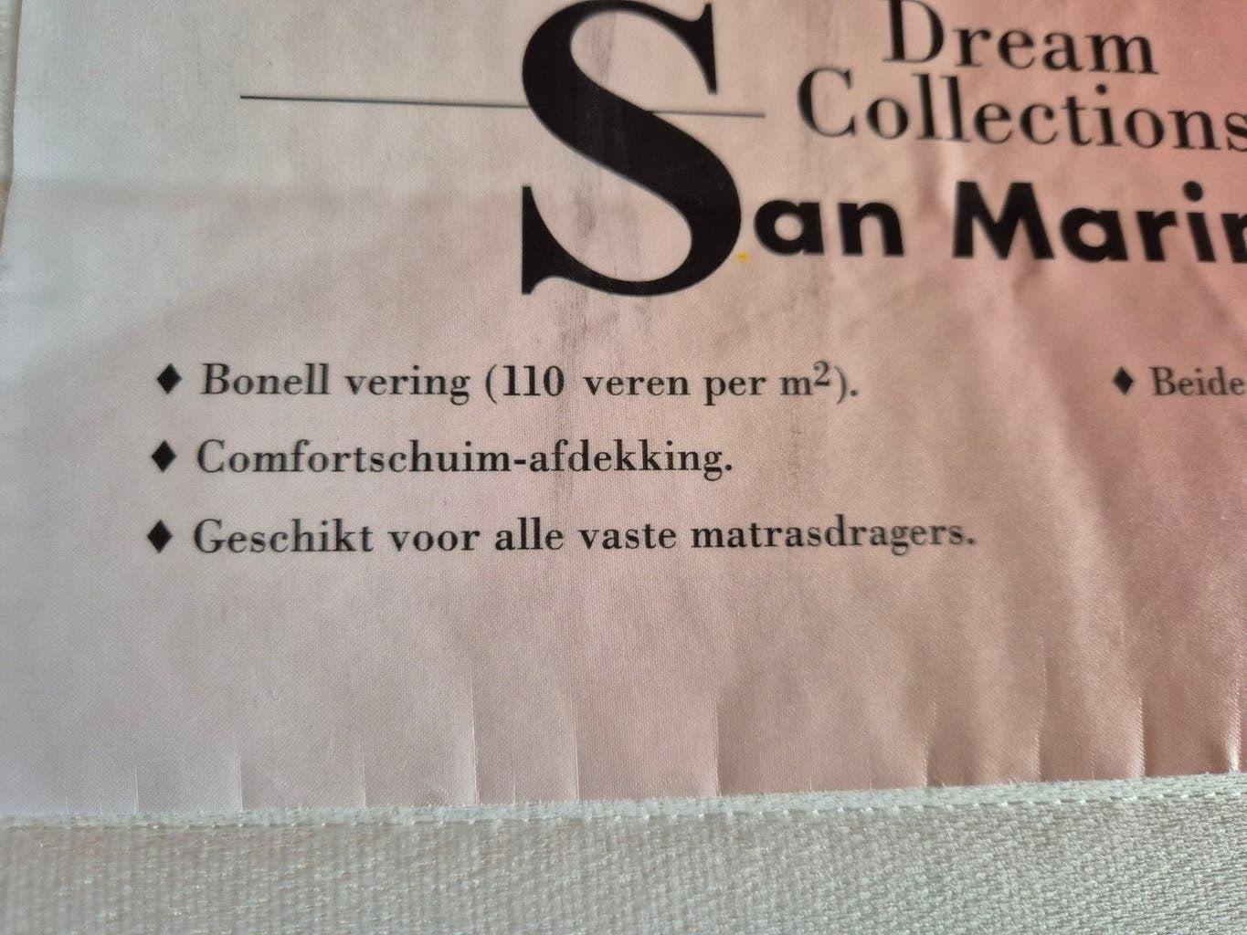 TEAB! Mooi en schoon Bonell vering matras MOET WEG!, Ophalen, Zo goed als nieuw, Eenpersoons, Matras