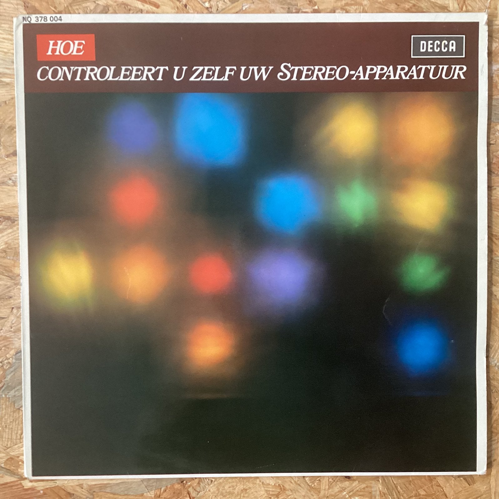 Decca stereo testplaat, Ophalen of Verzenden, Zo goed als nieuw