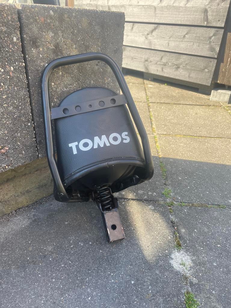 Tomos Zadel met rugleuning - Gebruikt, Ophalen of Verzenden, Gebruikt, Zadel