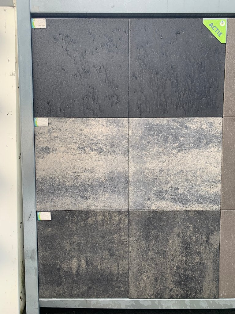 Budget terrastegel 60x60x4 cm Grezzo - J&W 11, Tuin en Terras, Ophalen, Nieuw, 10 m² of meer, Nvt