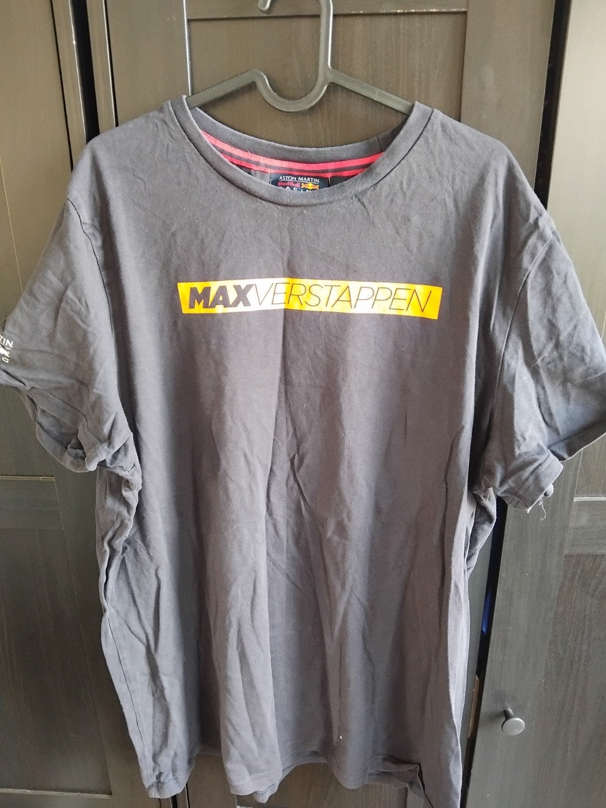 Max Verstappen Red Bull Racing T-shirt - Gedragen, Zwart, Overige maten, Ophalen of Verzenden, Gedragen