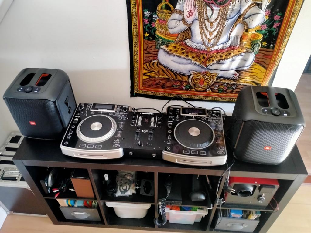 Numark NDX 800 DJ set met 2* JBL Encore boxen, Ophalen, Zo goed als nieuw, Dj-set, Numark