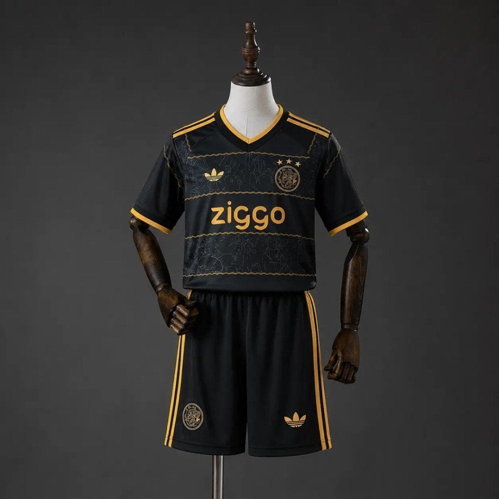 Ajax Thuis Shirt 2026/2027 Kids – Incl. Bedrukking + Broekje, Zwart, Nieuw, Overige maten, Ophalen of Verzenden