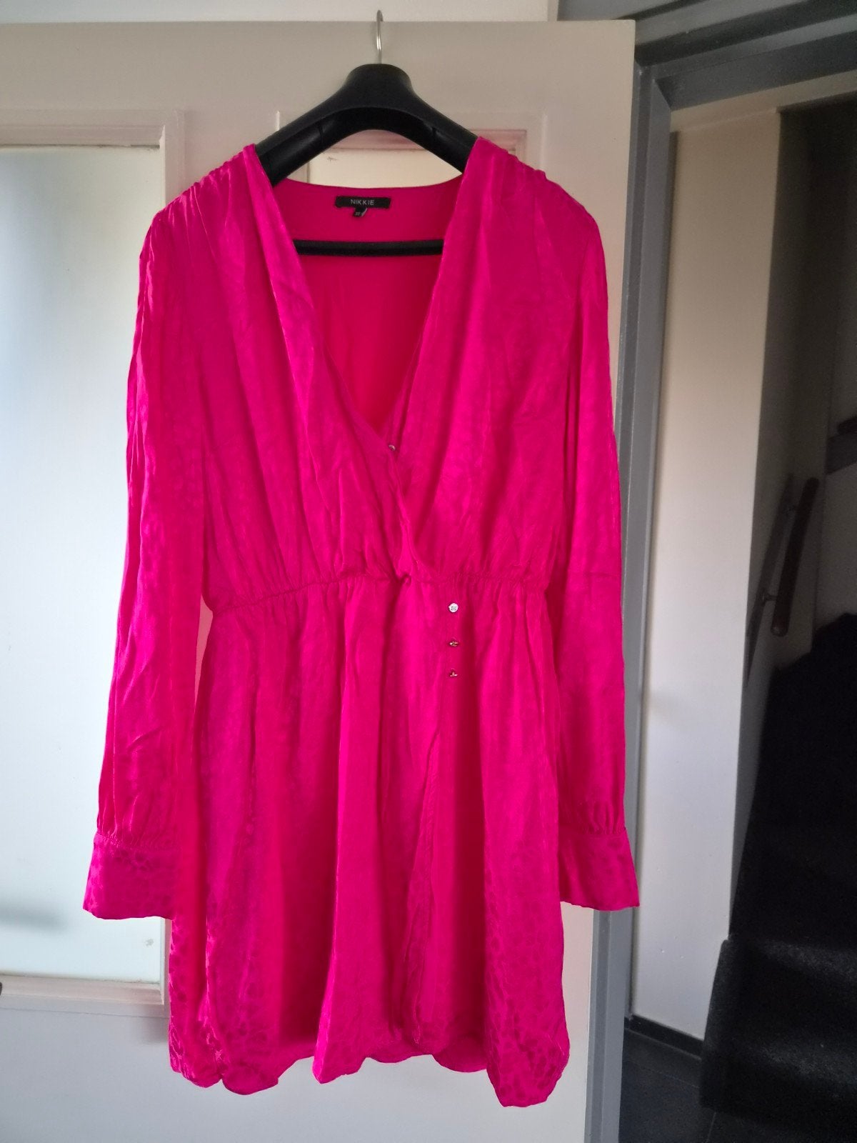nikkie jurkje, Nikkie, Roze, Gedragen, Boven de knie