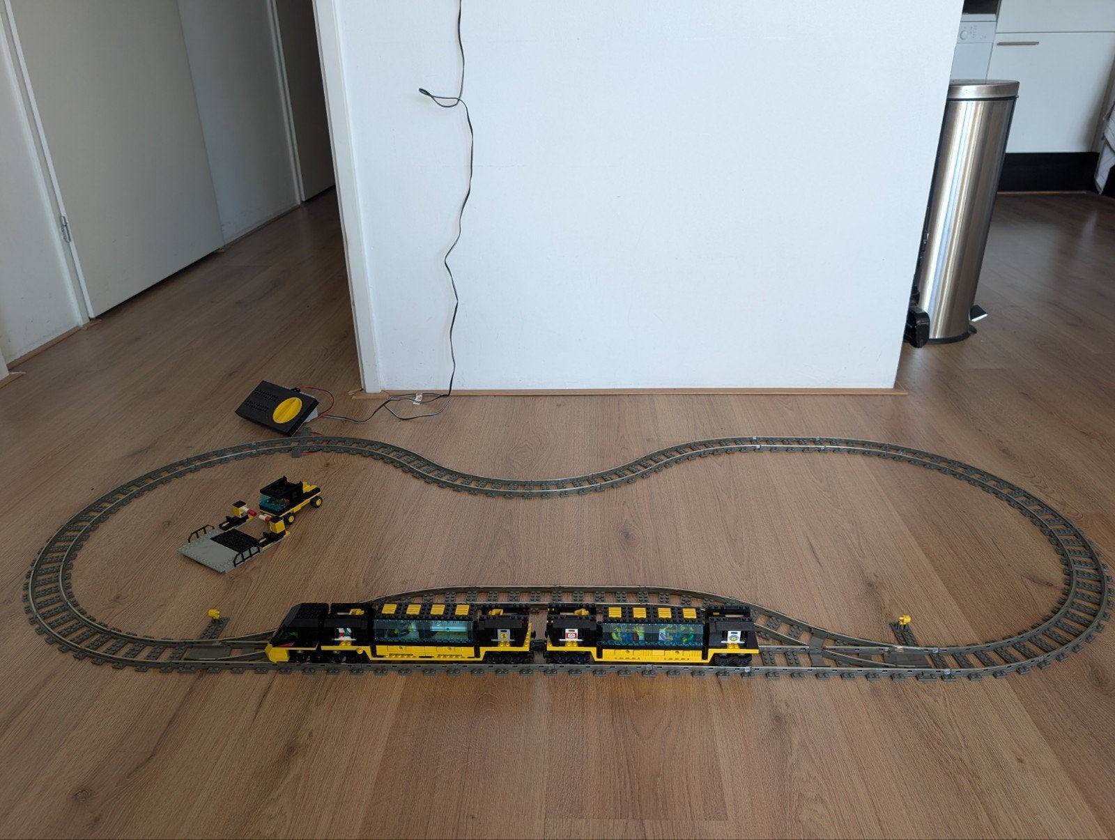 Lego System 4559 Trein met orginele doos + extra rails, Kinderen en Baby's, Speelgoed | Duplo en Lego, Ophalen, Compleet, Lego
