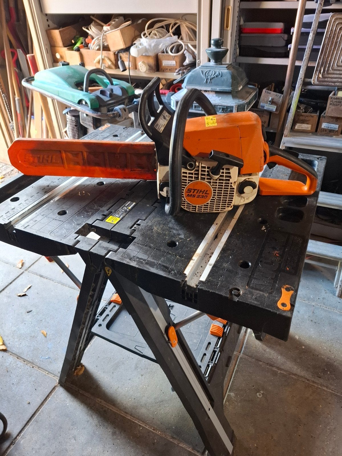 stihl kettingzaag MS230, Doe-het-zelf en Verbouw, Ophalen, 1200 watt of meer, Kettingzaag, 30 tot 70 mm