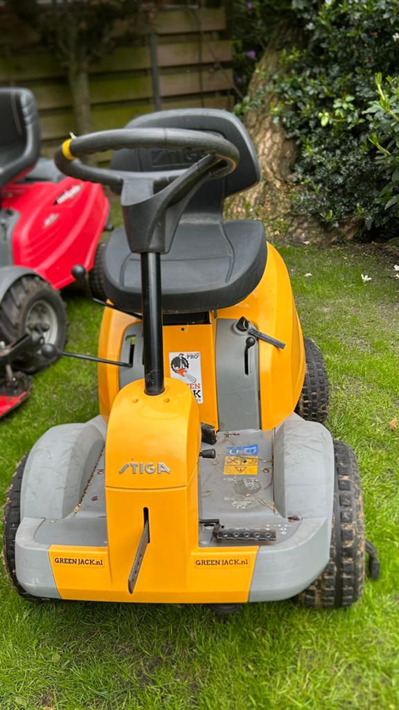️Stiga / Castel Garden Zitmaaiers naar keuze samen gesteld️, Ophalen, Cirkelmaaier, Gebruikt, Mulchfunctie