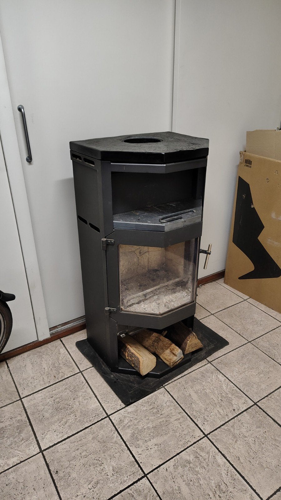 Scan Houtkachel / Allesbrander 6kw met speksteen, Ophalen, Gebruikt, Houtkachel, Vrijstaand