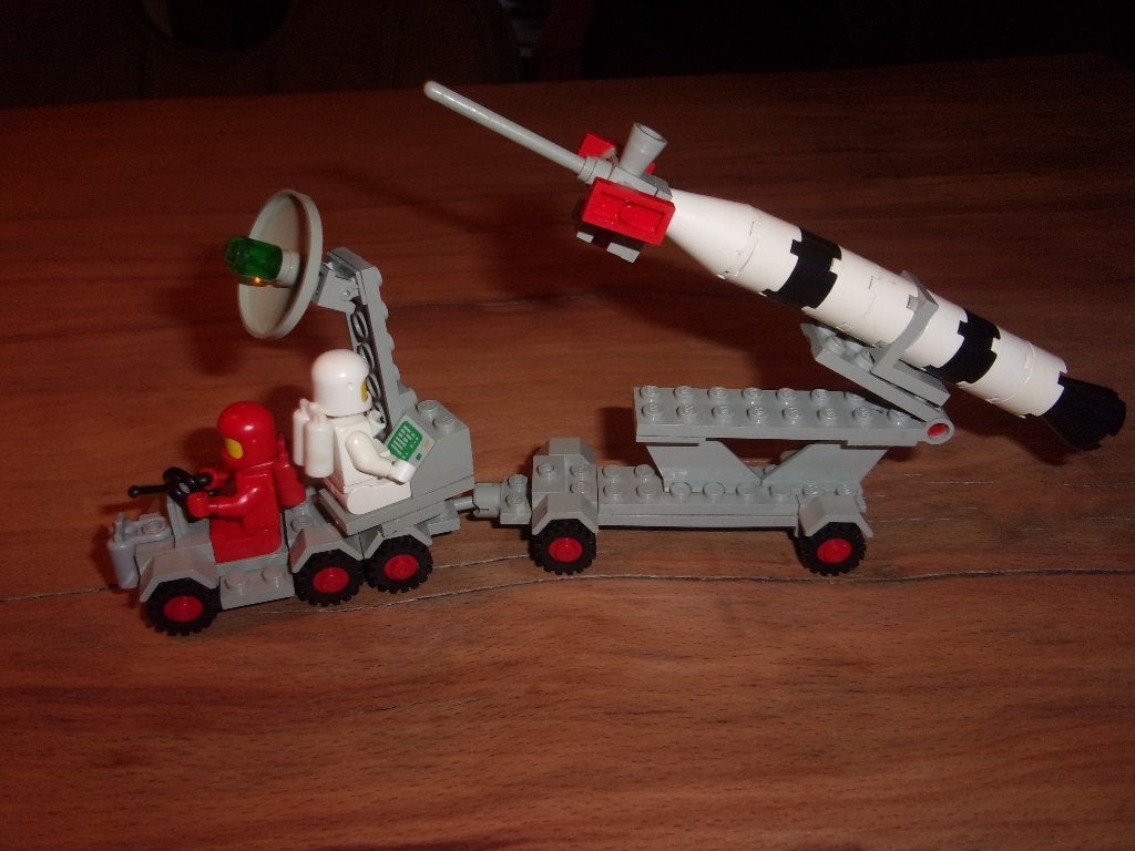 Lego Space 462-1 / 897-1 Mobile Rocket Launcher uit 1979, Gebruikt, Lego, Ophalen of Verzenden, Space