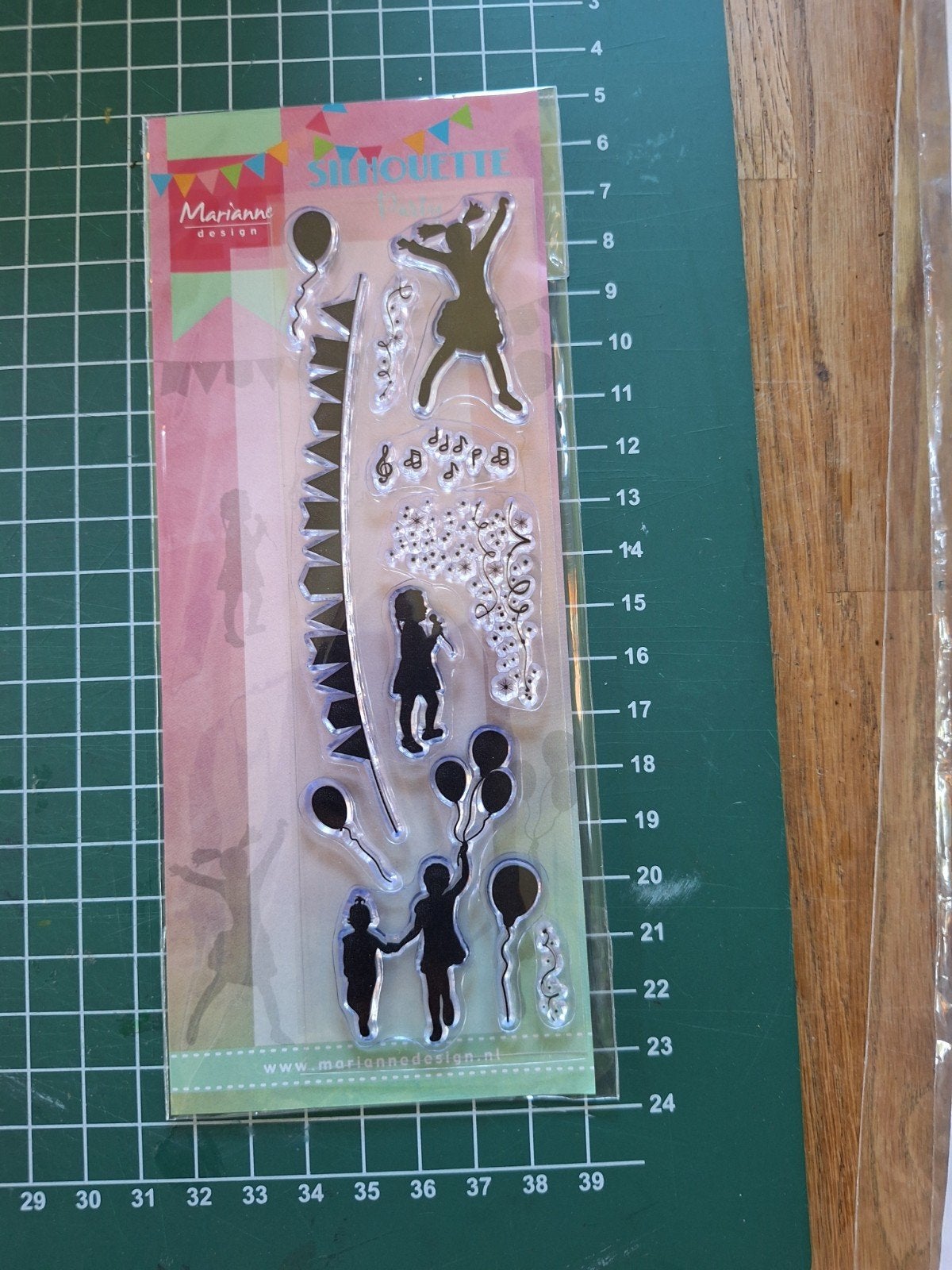 Marianne Design Silhouette Party Clear Stamps CS1038, Overige thema's, Nieuw, Ophalen of Verzenden, Kunststof