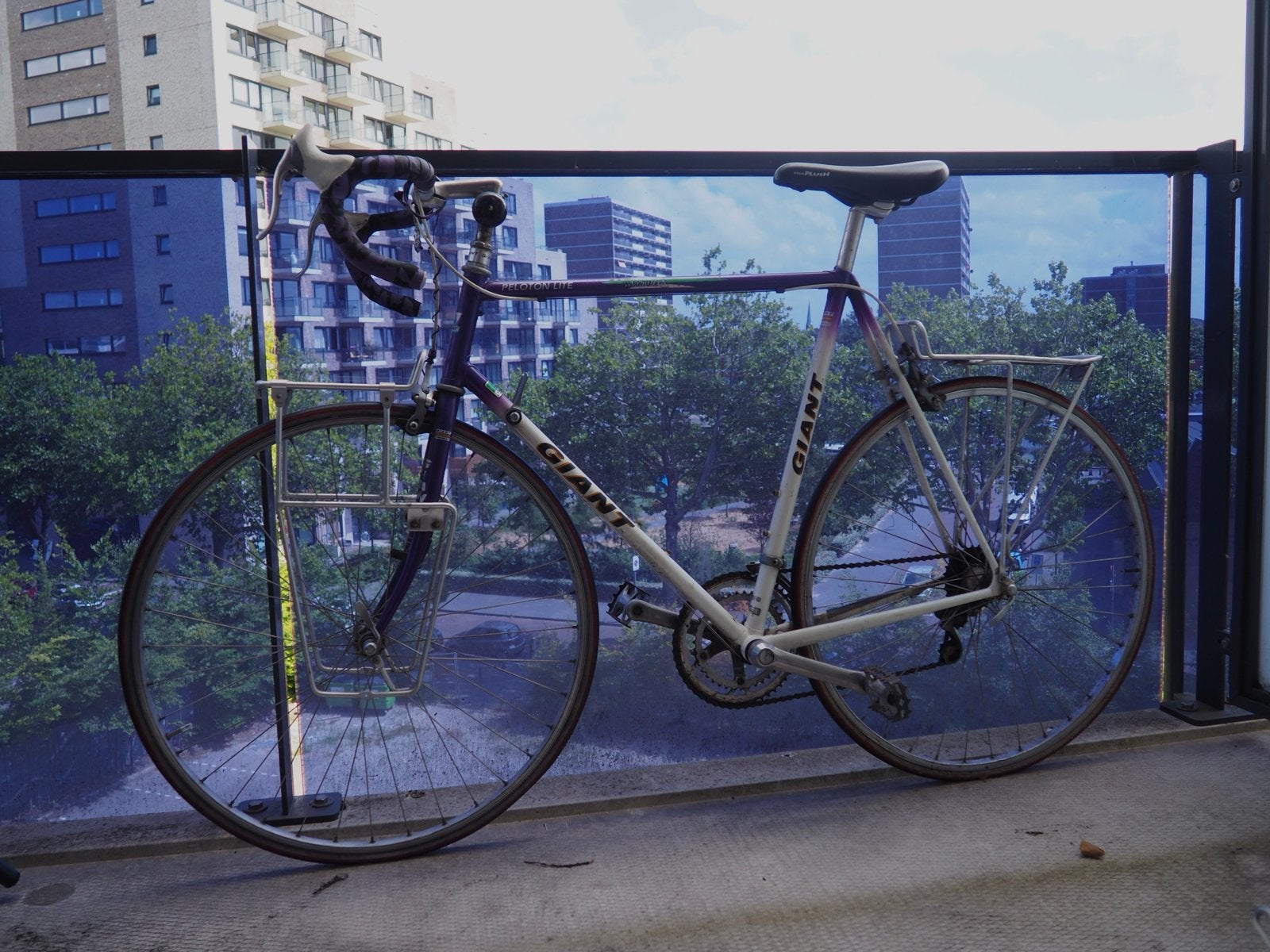 Giant Peloton Lite racefiets met bagagedragers, Ophalen, 28 inch, Gebruikt, Giant