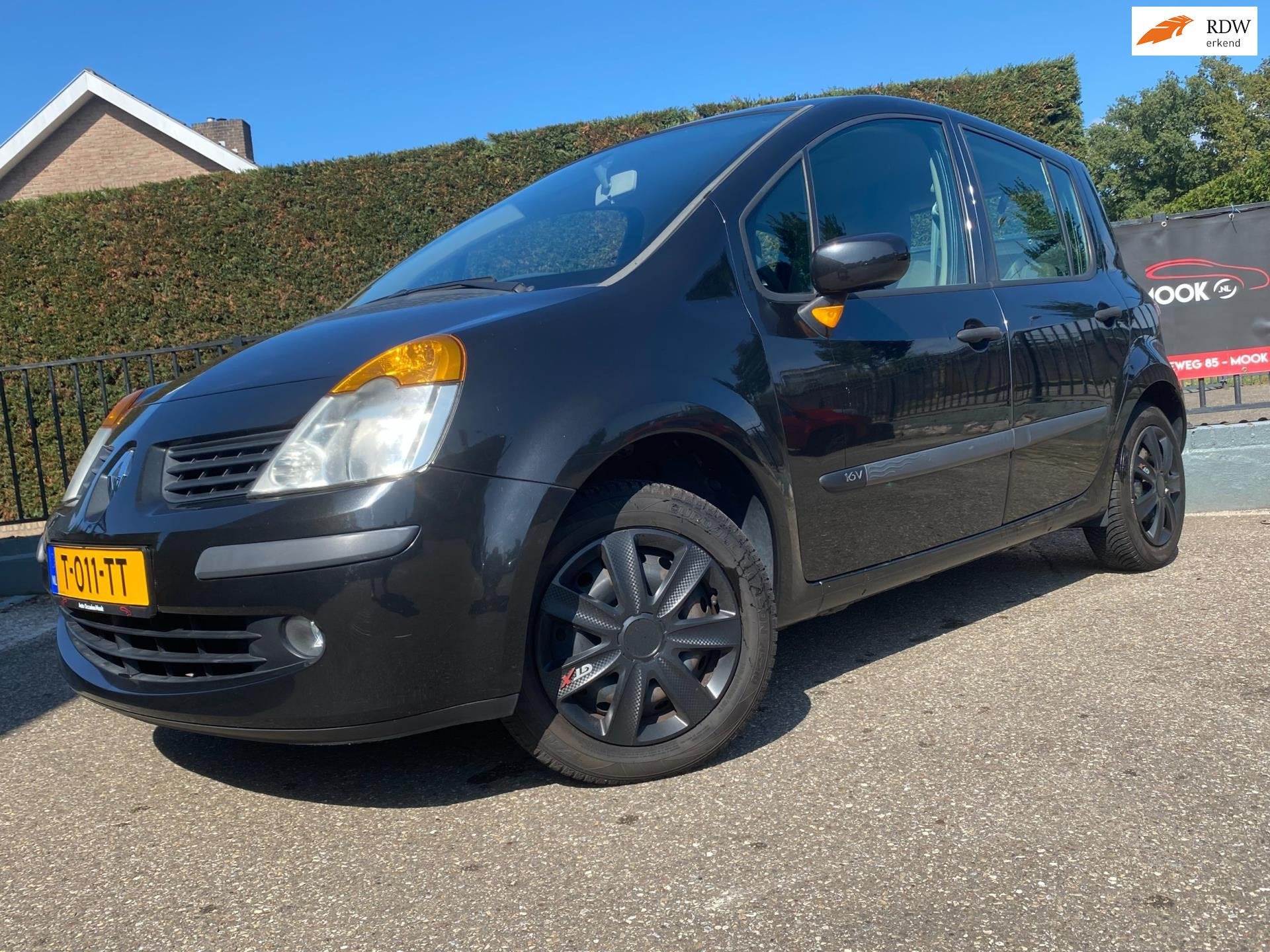 Renault Modus 1.2-16V Campus*airco., Voorwielaandrijving, Stof, Gebruikt, Zwart
