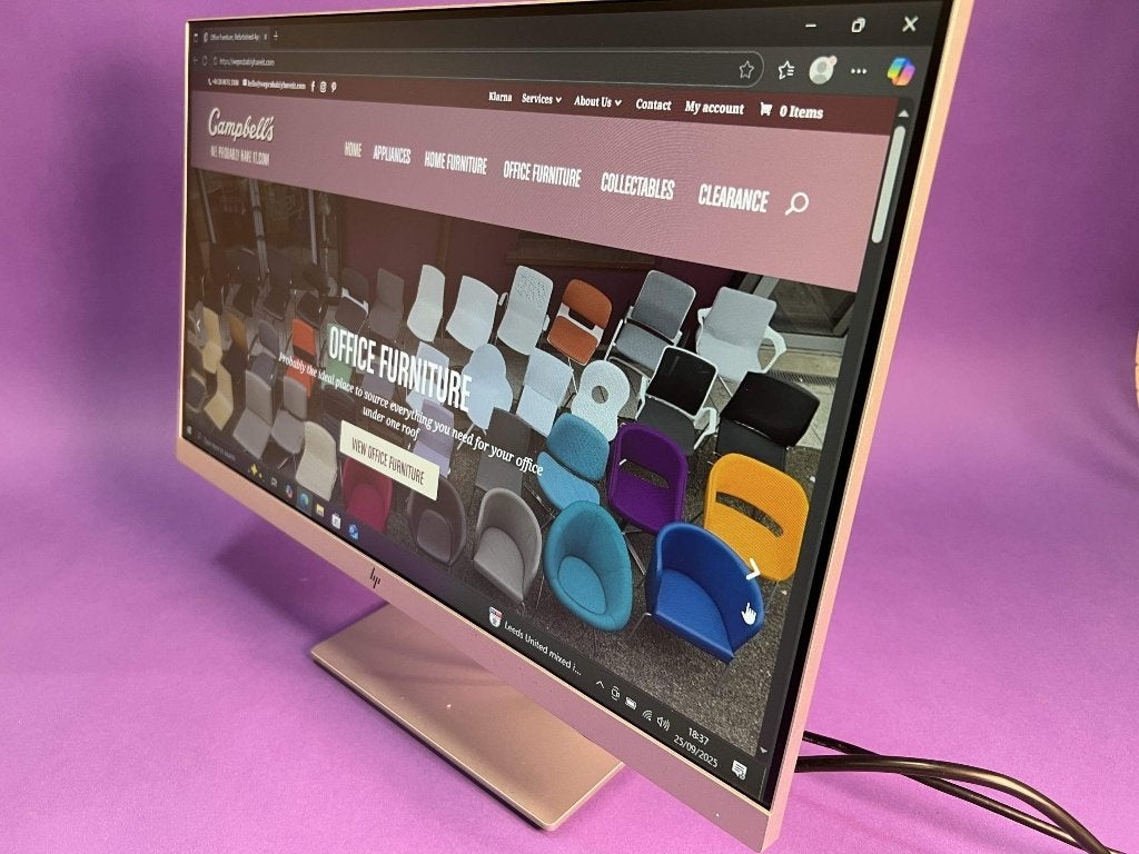 HP E233 Monitor - Zo goed als nieuw, Computers en Software, Ophalen, IPS, DisplayPort, Zo goed als nieuw