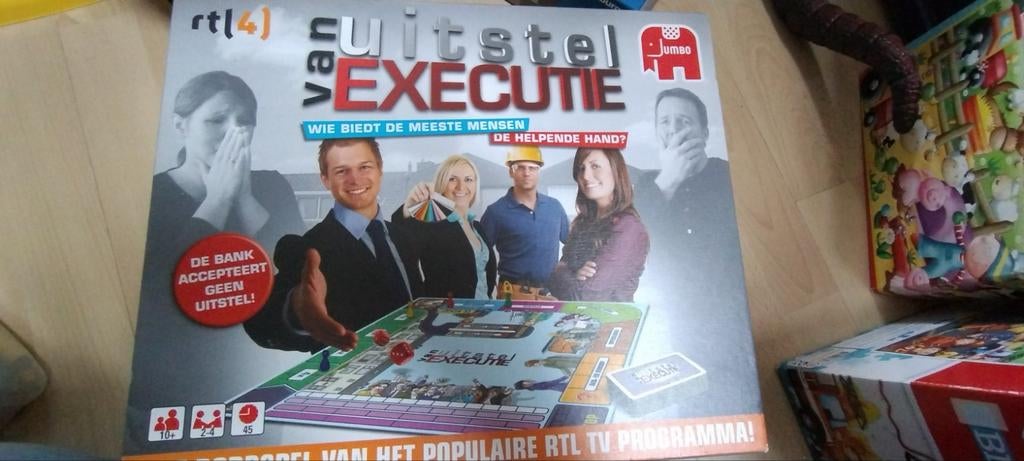 Bordspel Uitstel van Executie - RTL 4 TV Programma, Hobby en Vrije tijd, Gezelschapsspellen | Bordspellen, Drie of vier spelers
