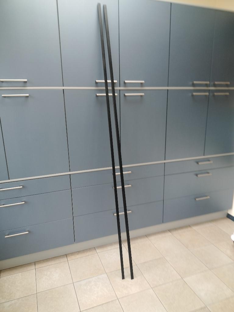 afwerkprofiel zijpaneel pax kast 236 hoog zwart, Ophalen, 200 cm of meer, Nieuw, 200 cm of meer