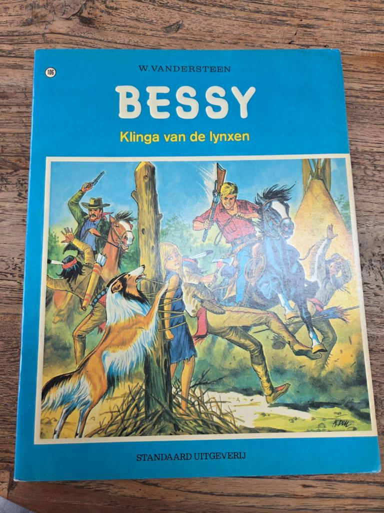 Bessy - Klinga van de lynxen (nr. 106), Boeken, Stripboeken, Eén stripboek, Ophalen of Verzenden, Zo goed als nieuw, W. Vandersteen