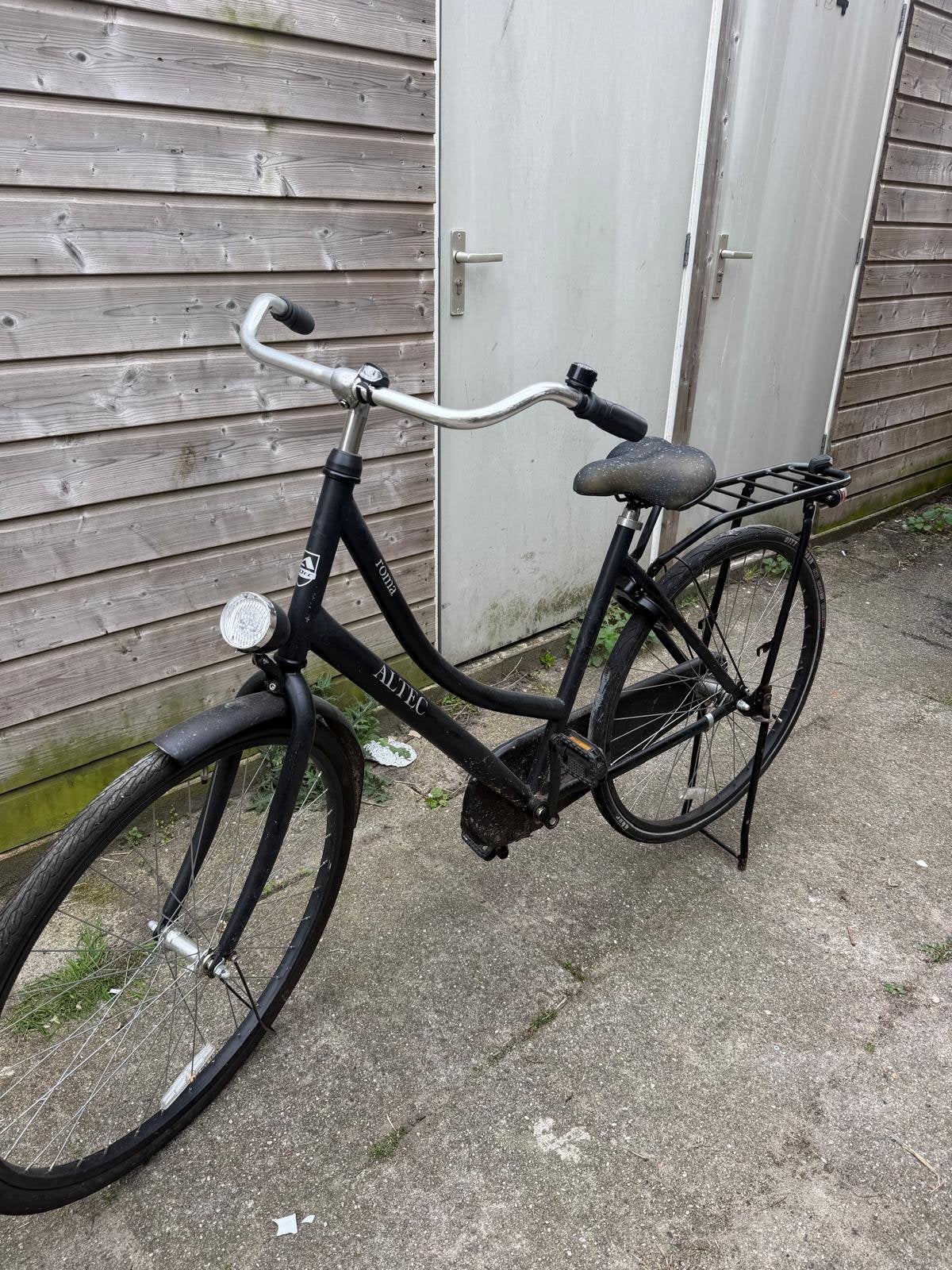 Omafiets, Ophalen, Gebruikt, Terugtraprem