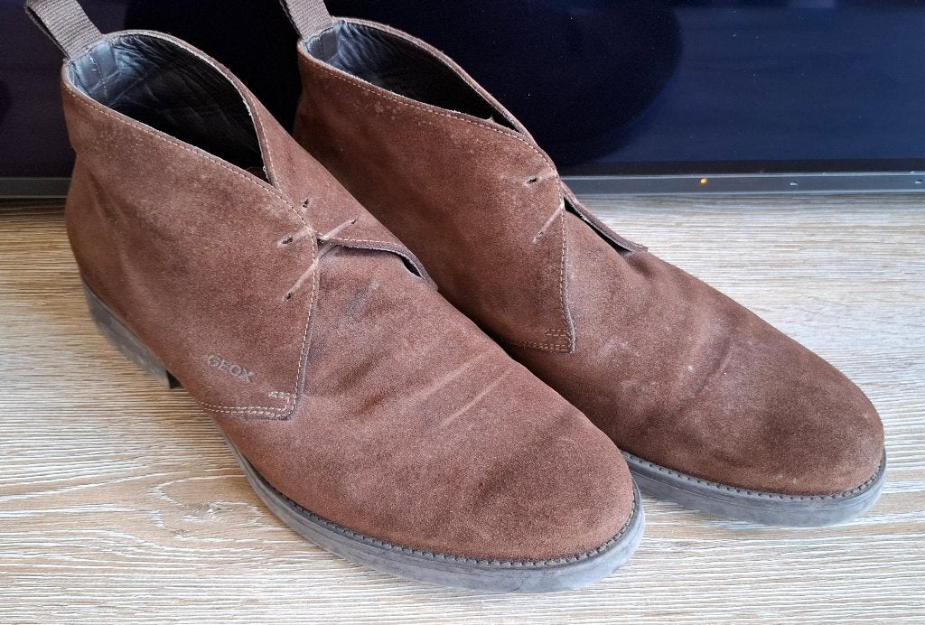 Geox Respira suède boots, Kleding | Heren, Bruin, Boots, Ophalen of Verzenden, Geox