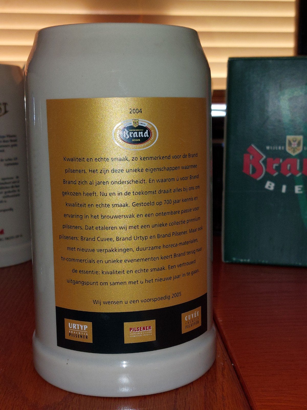 Brand Bierpul 2004 - 2005 Unieke Collectors Item, Verzamelen, Ophalen of Verzenden, Zo goed als nieuw, Pul(len), Brand