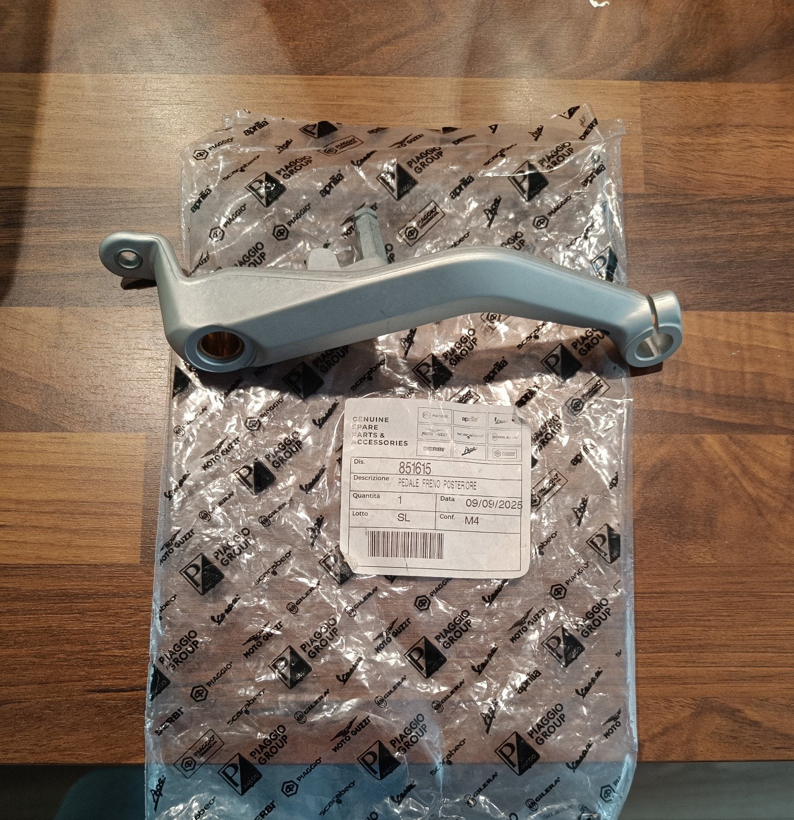 Voetrem/achteremhendel Aprilia Shiver 750 (07-10), Ophalen of Verzenden, Nieuw
