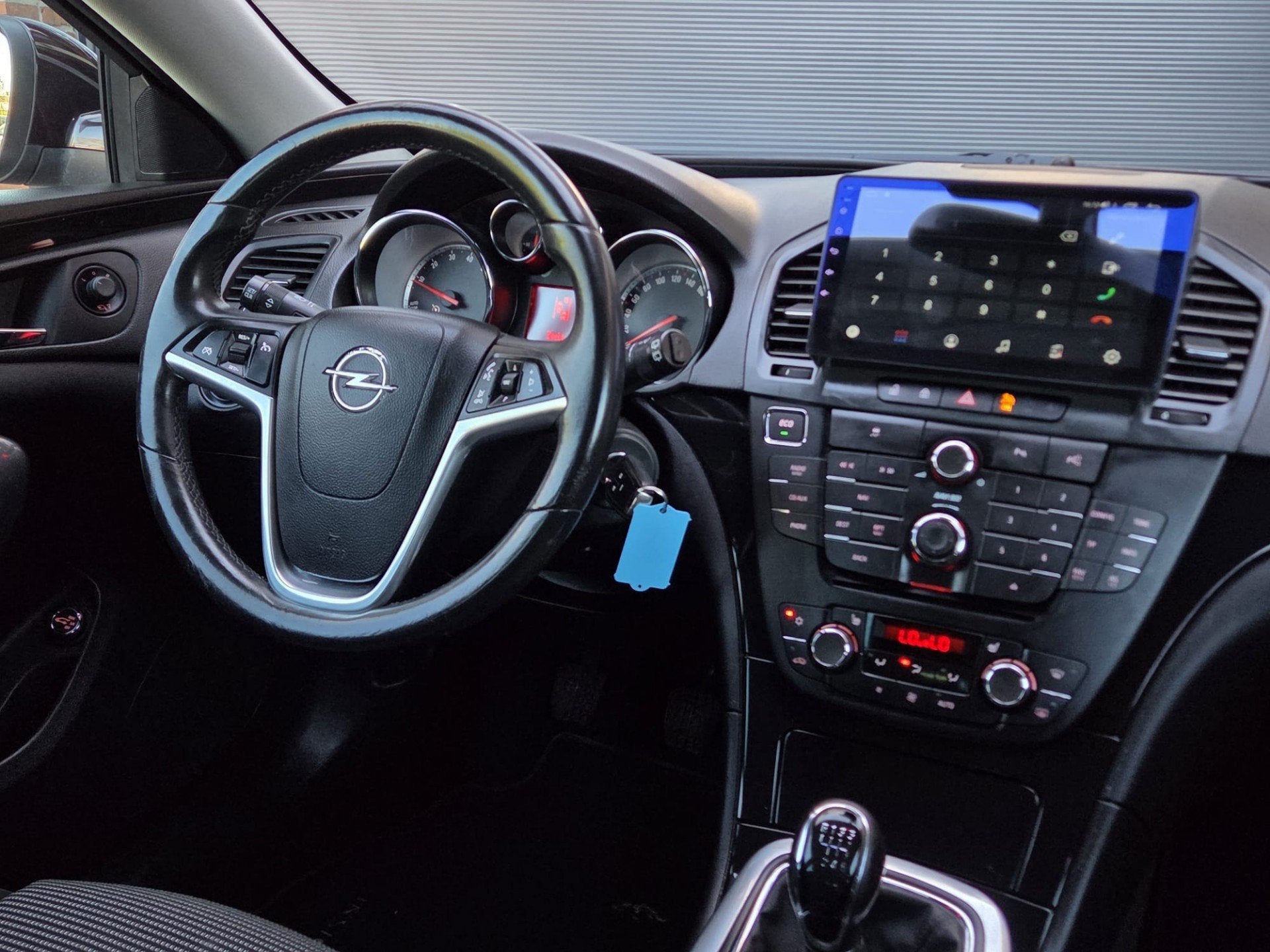 Opel Insignia Sports Tourer 1.4 Turbo EcoFLEX Cosmo | PDC |, Auto's, Opel, Euro 5, 4 cilinders, Bruin, Leder en Stof