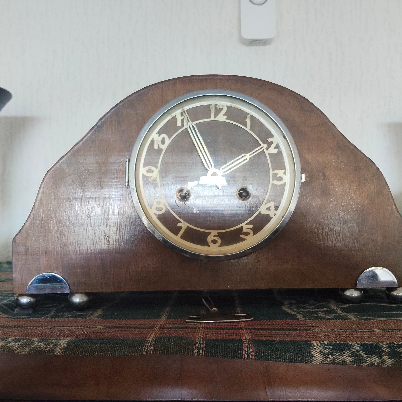 antieke pendule, Ophalen