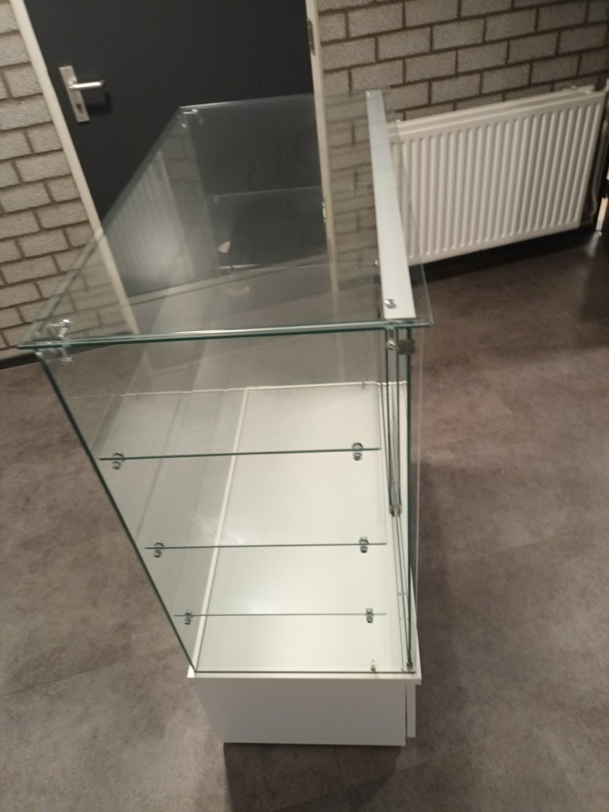Te koop, Huis en Inrichting, Kasten | Vitrinekasten, Ophalen, 100 tot 150 cm, 50 tot 100 cm, Glas
