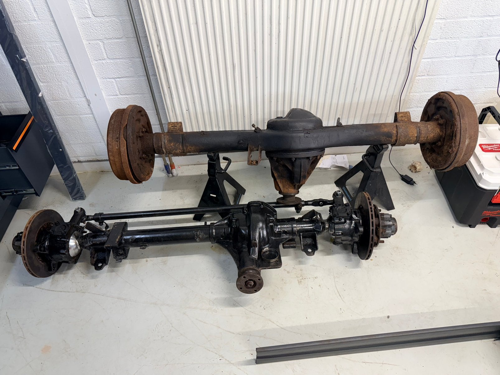 Nissan Patrol r260 Assen - Projectonderdeel met LSD, Ophalen of Verzenden, Gebruikt, Nissan