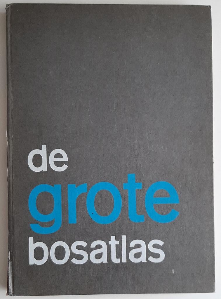 ATLASSEN  (Grote Bos- en Bosbasisatlas)  - 4 stuks, Gelezen, Bosatlas, Overige gebieden, Ophalen of Verzenden