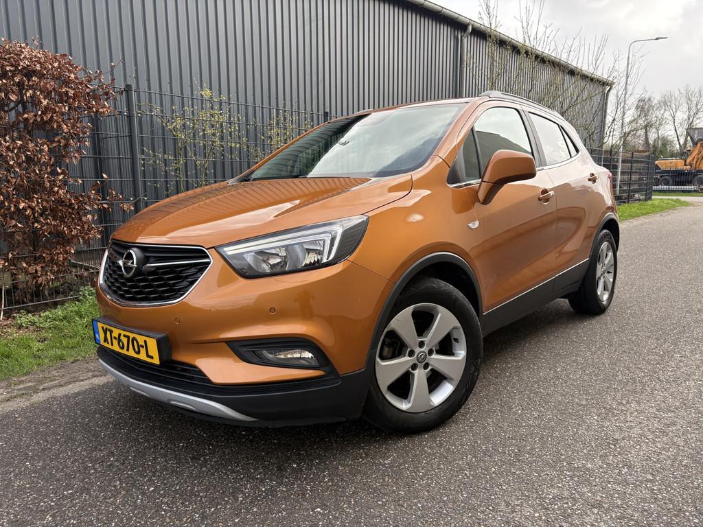 Opel Mokka X 1.4 Turbo Innovation / NAVI / LEER / AIRCO / CR, Auto's, Opel, Voorwielaandrijving, Gebruikt, Euro 6, Bruin