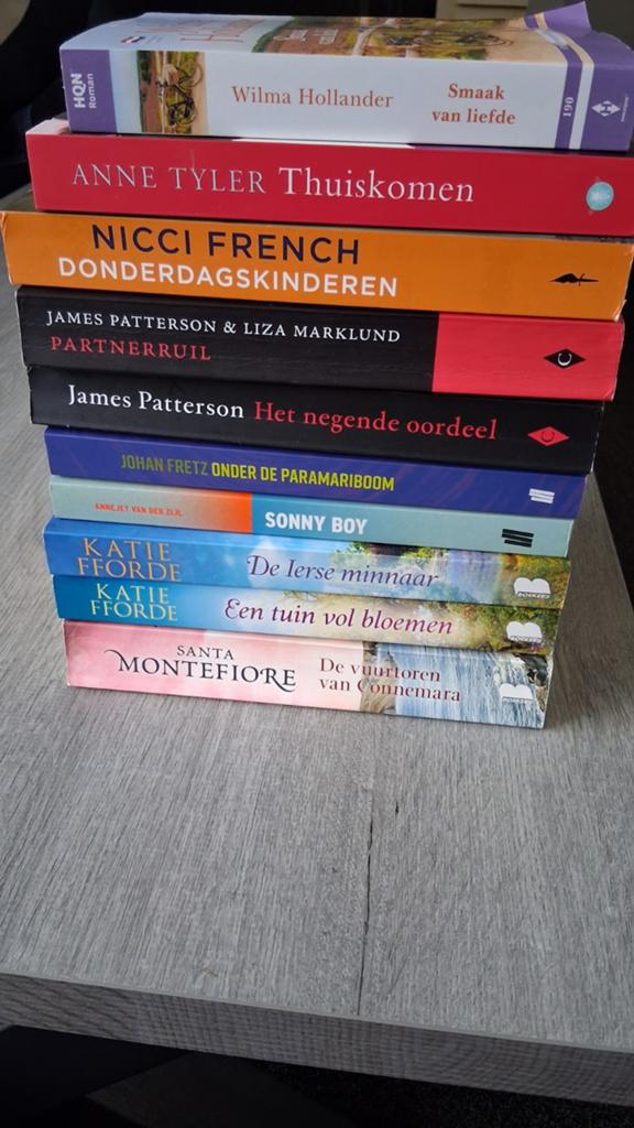 Boekenpakket: 9 romans van diverse auteurs, Boeken, Ophalen of Verzenden, Gelezen, Diverse auteurs, Nederland