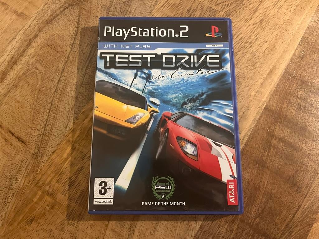 Test Drive Unlimited - PlayStation 2 (PS2), Spelcomputers en Games, Games | Sony PlayStation 2, Gebruikt, Racen en Vliegen, 1 speler