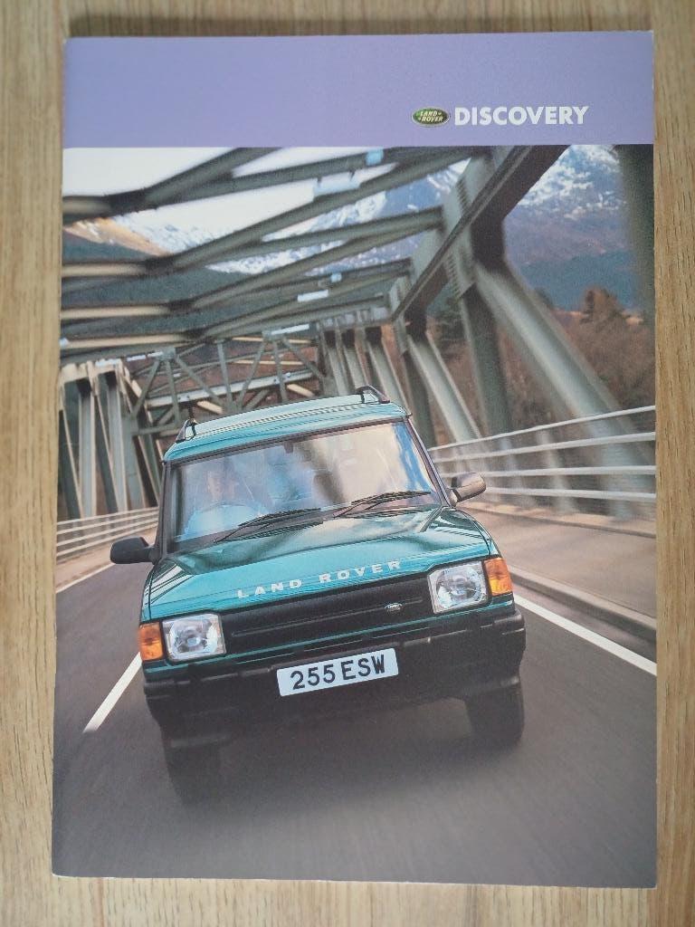 Land Rover Discovery brochure uit 1997, Boeken, Auto's | Folders en Tijdschriften, Ophalen of Verzenden, Zo goed als nieuw, Overige merken