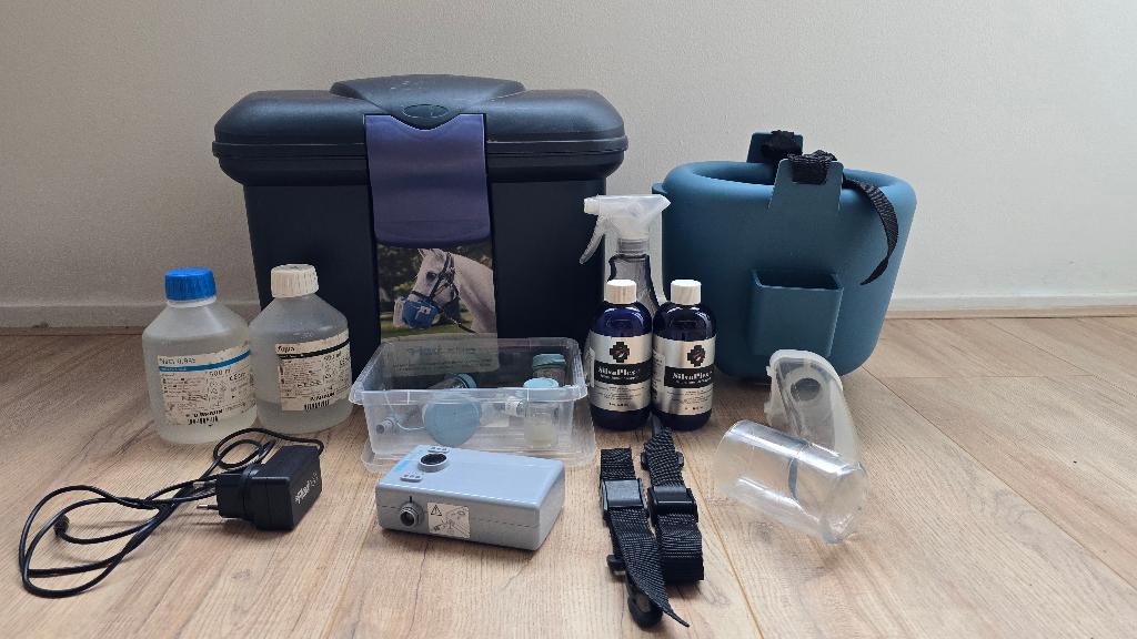 ZGAN Flexineb E3 + uitgebreide toebehoren, Dieren en Toebehoren, Paarden en Pony's | Verzorgingsproducten, Ophalen, Zo goed als nieuw