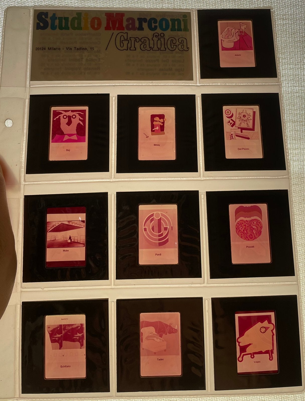 Zeldzame Studio Marconi Perskit 1968 Pop Art Schifano Baj ea, Ophalen